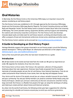Link to download Oral Histories Guide